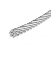 Kit 10M câble 7x7 inox 4mm serti + tendeur inox