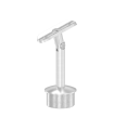 Poteau inox à l'anglaise pour verre