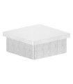 Embout plat carré inox