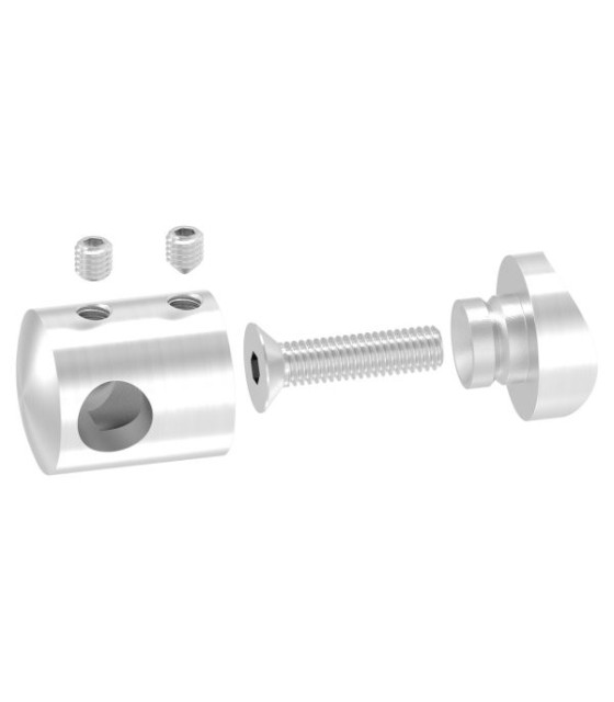 Support de lisse gauche inox