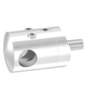Support de lisse droit inox