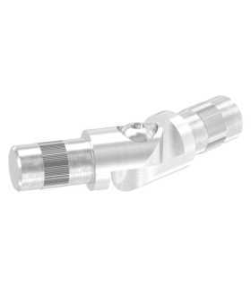Coude orientable mâle/mâle inox