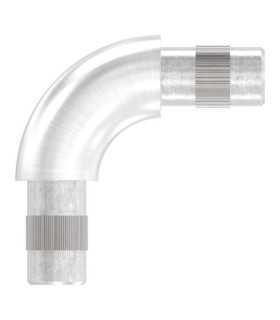 Raccord arrondi 90° mâle/mâle inox