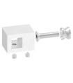 Support de lisse carré inox