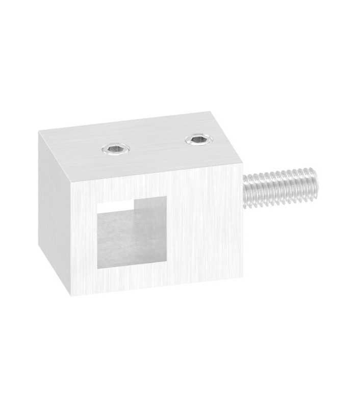 Support de lisse carré inox Support de lisse carré inox