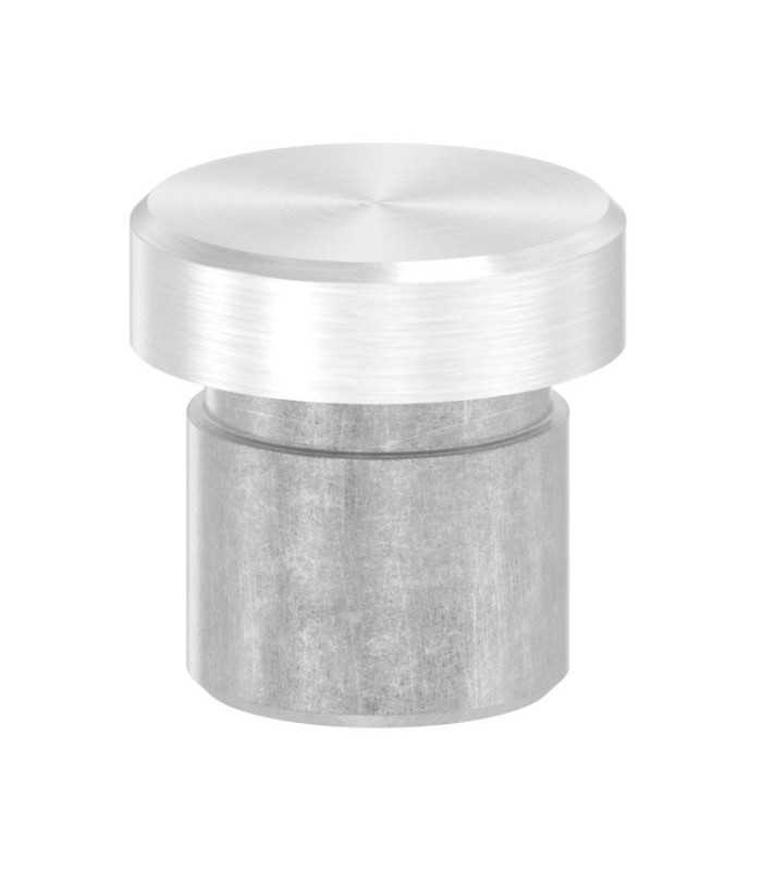 Embout plat inox pour lisse Embout plat inox pour lisse
