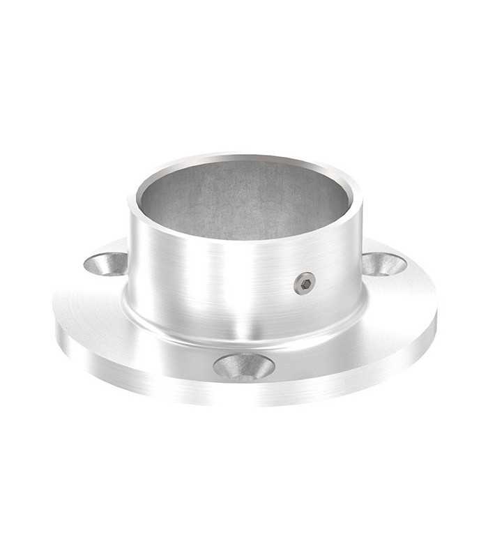 Platine mural inox pour main courante ronde