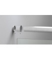 Platine mural inox fixation intérieure pour tube