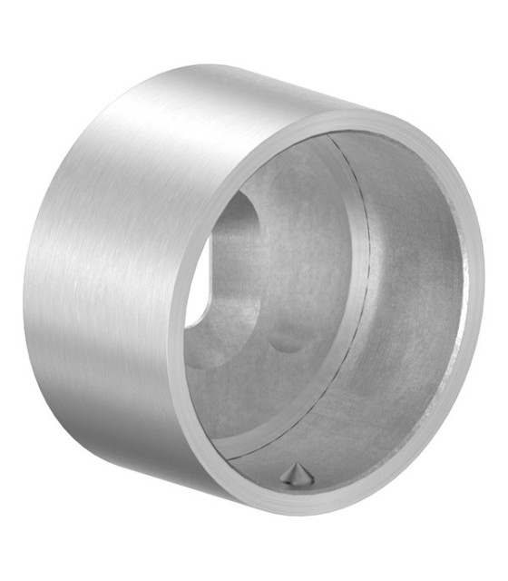 Platine mural inox fixation intérieure pour tube