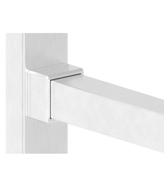 Platine inox fixation intérieure pour carré