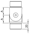 Raccord articulé inox pour tube