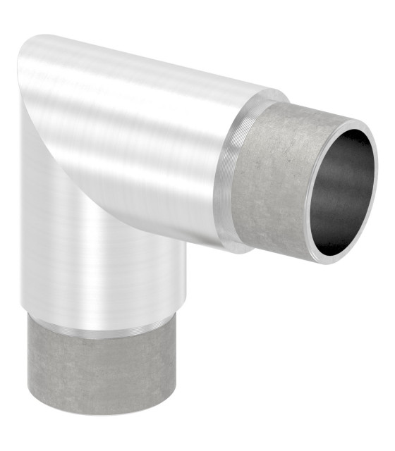 Coude angulaire 90° inox pour tube
