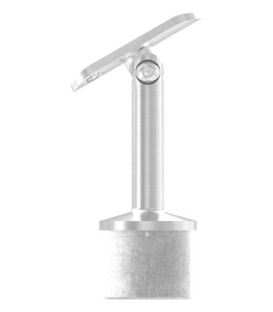 Support main courante articulé inox pour tube