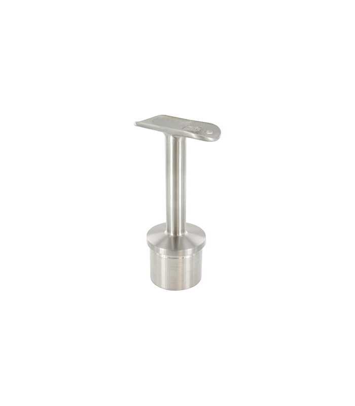 Support main courante fixe inox pour tube