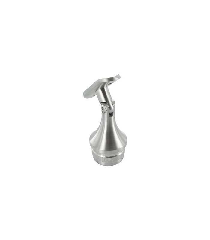 Support main courante orientable design inox pour tube