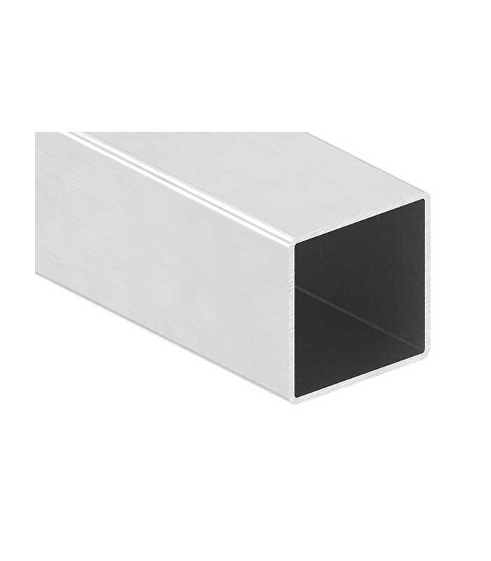 Carré inox 40x40 mm sans perçage de 57 à 119 cm Carré inox 40x40 mm sans perçage de 57 à 119 cm