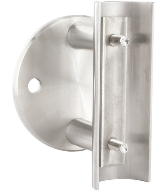 Poteau de muret inox à l'anglaise taraudé
