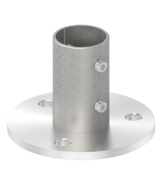 Poteau inox à la française taraudé