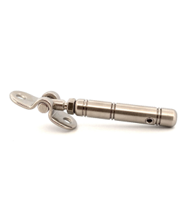 Tendeur inclinable inox - droit câble de 3 à 4 mm