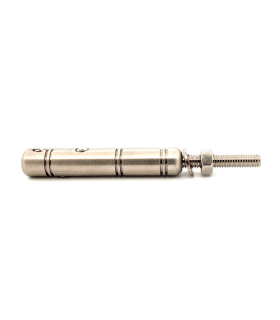 Tendeur inox avec vis - gauche câble de 3 à 4 mm
