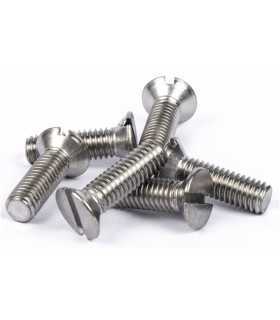 Vis métaux inox A4 tête fraisée fendue