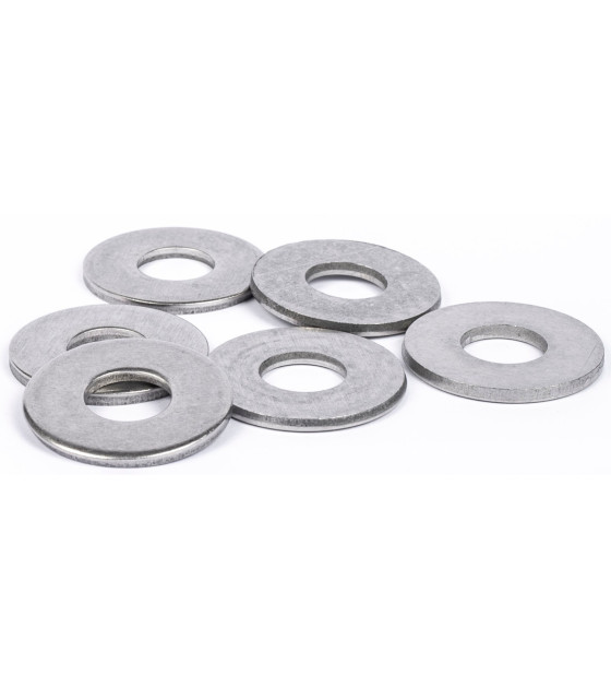 Rondelles plates Large (L) inox A4