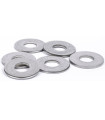 Rondelles plates Large (L) inox A4