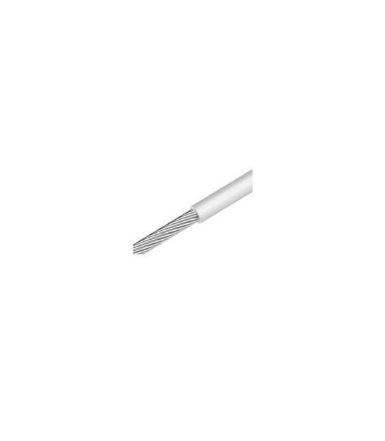 Câble inox gainé PVC 7x7 A4 marine au mètre linéaire