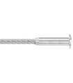 Kit 10M câble 7x7 inox 4mm serti + tendeur inox