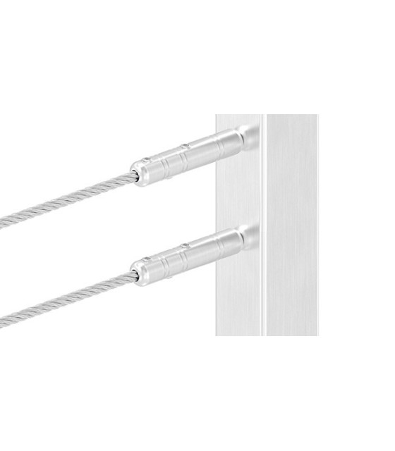 Tendeur inox - gauche câble 3 et 4 mm