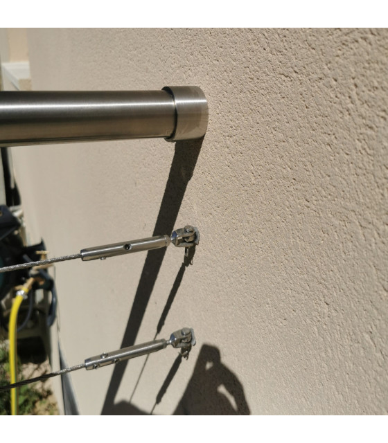 Tendeur inox - gauche câble de 3 à 4 mm