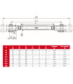 Tendeur câble chape-chape inox A4.