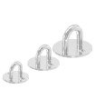 Pontet sur platine ronde inox A2
