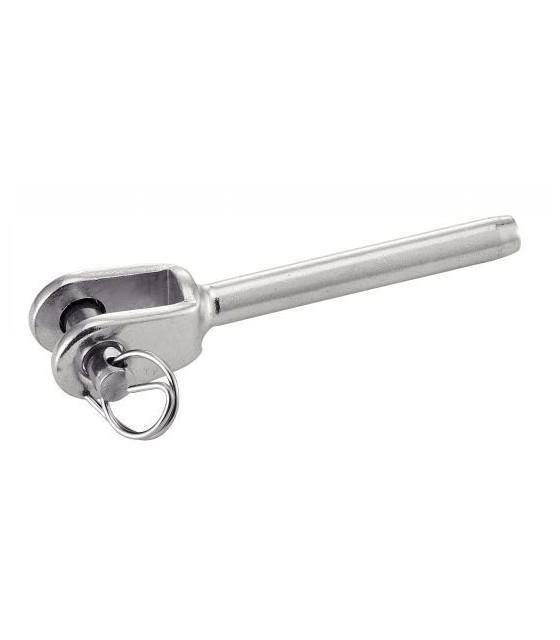 Embout à chape soudée à sertir inox A4 marine