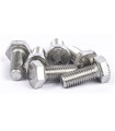 Vis à tête hexagonale filetage total inox A4-Marine
