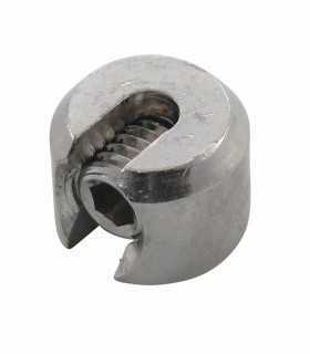 Serre câble a vis rond inox A4