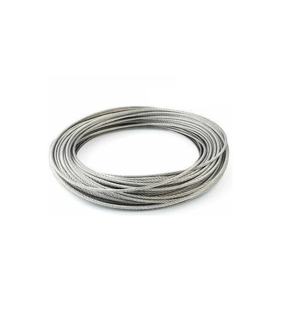 24 mètres câble extra souple 1x19 inox A4